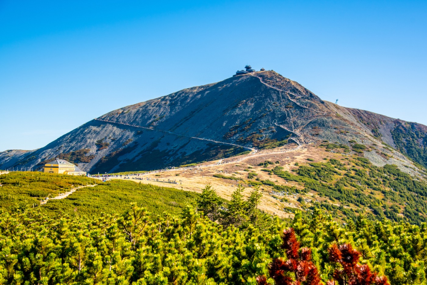 Mountain landscape in Karkonosze National Park